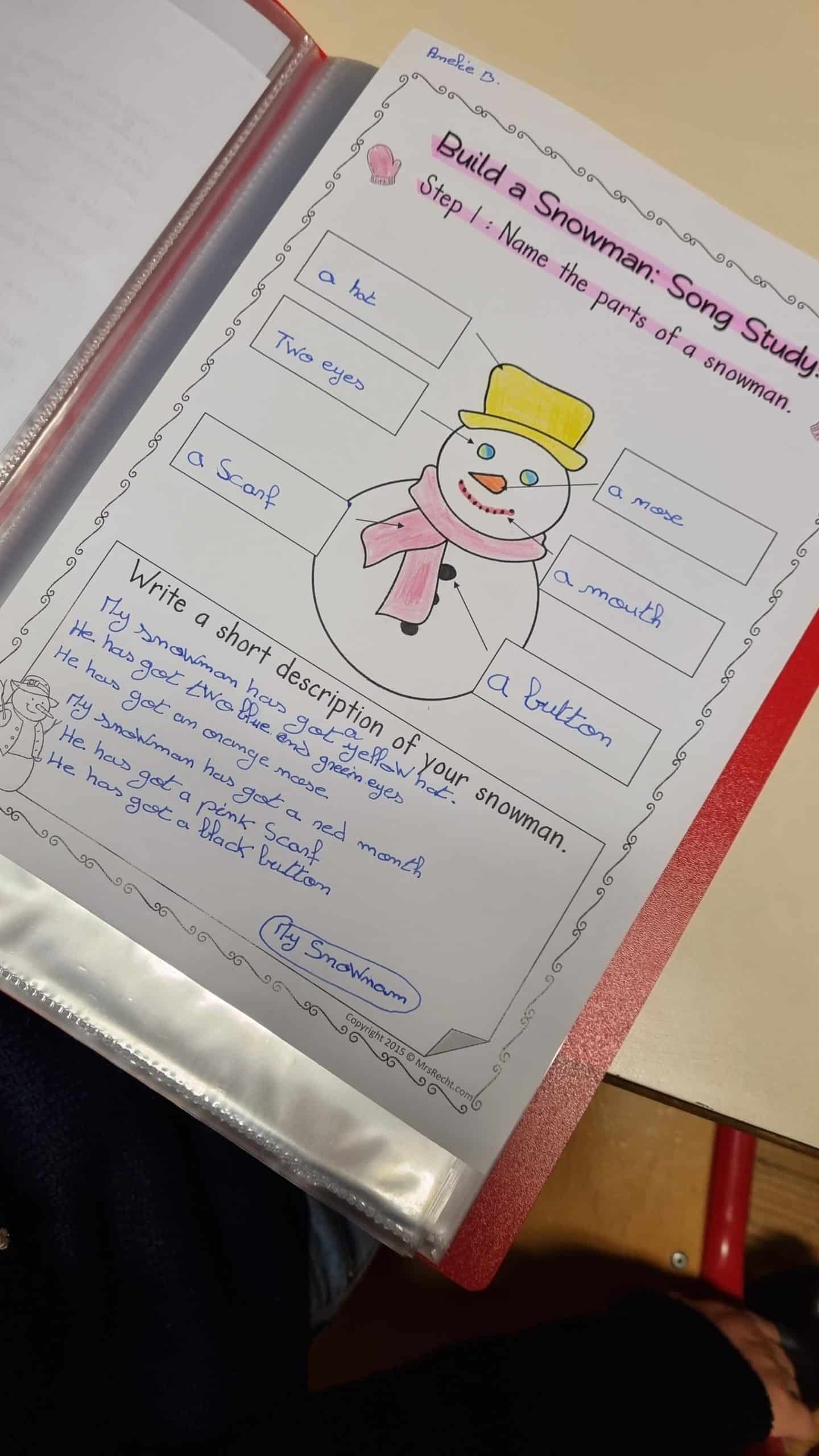 The snowman du club anglais